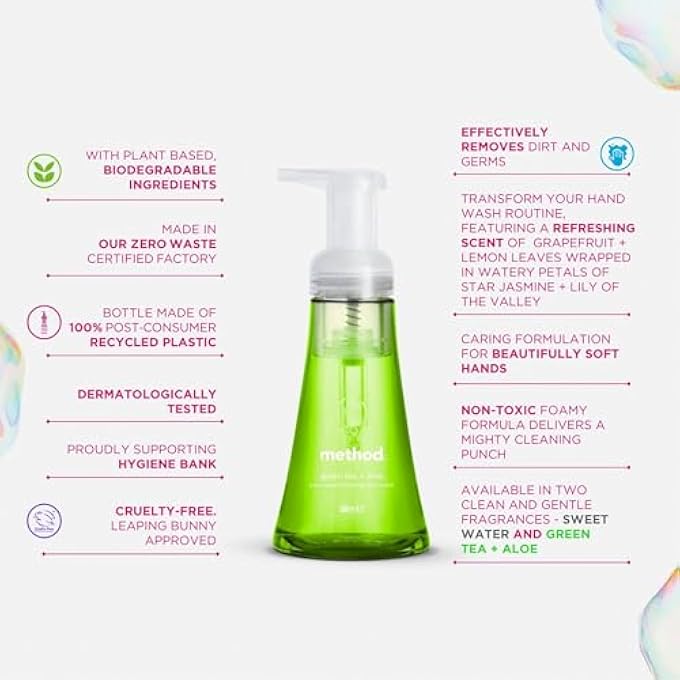 Method FOAM HAND WASH GREEN TEA ALOE 300 ML - Image 3